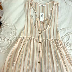 Striped flowy tank top